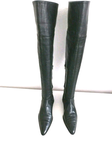 Paul green echtleder overknee - echtleder,