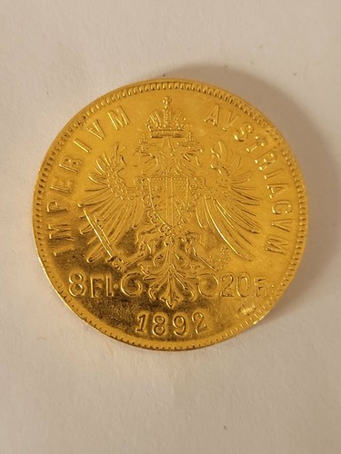 Florin 20 francs 1892 - 8, /