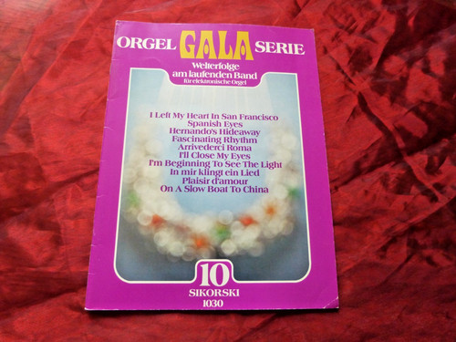 Orgel gala serie - gala, 10