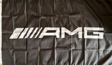 Mercedes AMG Fahne Schwarz