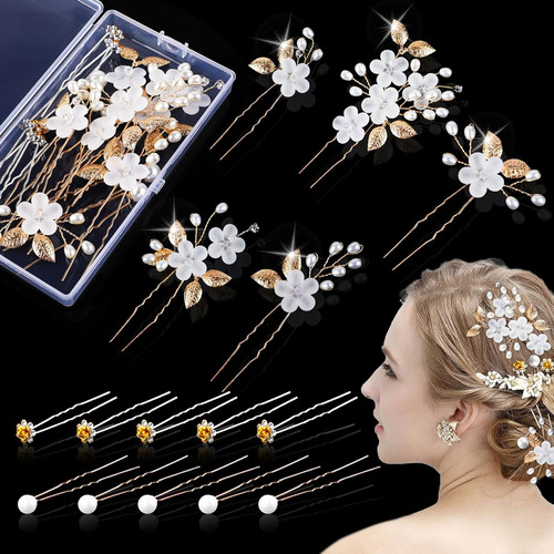 Haarspangen set für hochzeit - set,