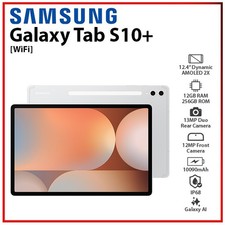 NEW Samsung Galaxy Tab S10+ SILVER Wi-Fi 12GB+256GB Octa Core Android PC Tablet
