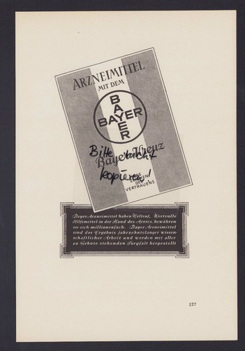 Leverkusen werbung 1938 - leverkusen,,