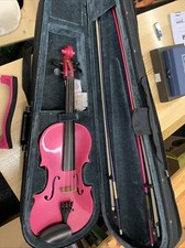 PINKFARBENE VIOLINE,KOFFER,2
