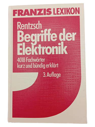 Elektronik lexikon rentzsch - elektronik,