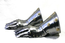 Platten Ritter Handschuhe Larp
