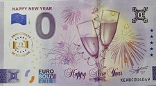 0 Euro Schein Happy New Year XEABC 2025-1 Anniversary Silvester