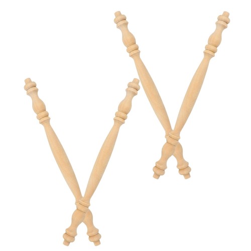Pcs holzbaluster spindeln - 4,