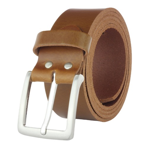 Gürtel leder braun 4cm breit - leder,
