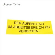 Stoll Frontlader Aufkleber