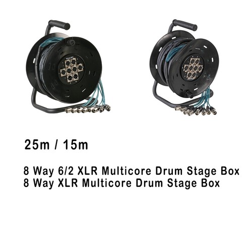 15m 25m wege xlr multicore - 15m/25m,