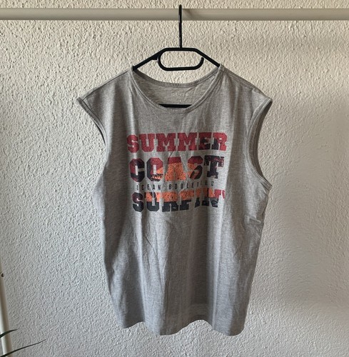Graues muskelshirt von identic - muskelshirt,