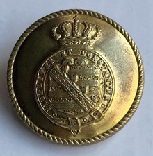 Uniformknopf Knopf Agraffe Zweispitz Sachsen-Meiningen Fa. H&S Berlin 1.WK orig.