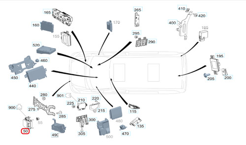 Radarsensor distronic w206 - radarsensor,,