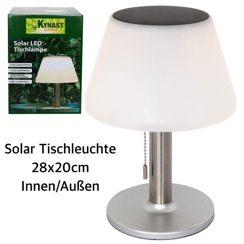 Led solar tischlampe 28x20cm - led,