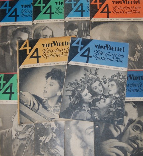 Zeitschrift vier viertel 4 - zeitschrift,