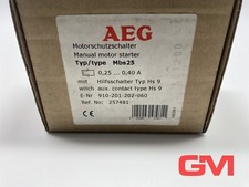 AEG Motorschutzschalter 257481 motor starter Mbs25 910-201-202-060 0,25-0,4 A