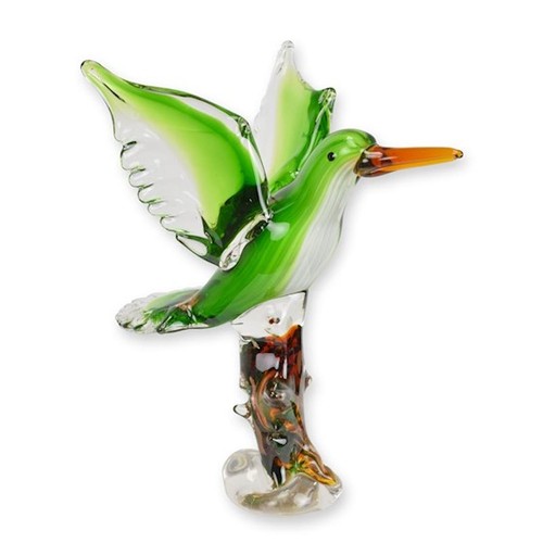 Glasfigur kolibri - glasfigur, im