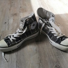 Converse All Star Classic High Chucks Sneaker Gr. 37 Canvas kariert Unisex 