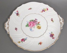 Servierplatte mit Griffe  Hutschenreuther Dresden Blumen Dekor