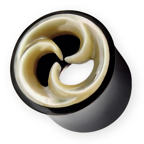 Horn perlmutt ohr tunnel flesh - horn,