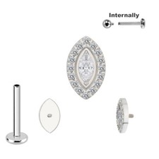 1,2mm Titan Gold Oval Kristall