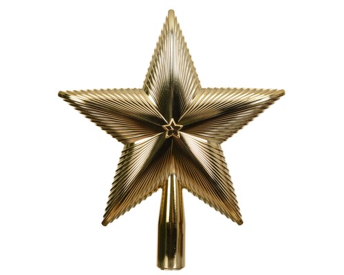 21cm christbaumspitze stern - 21cm,