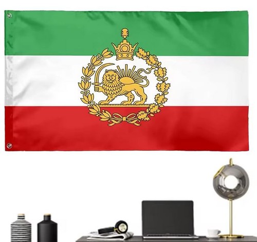 Iran flagge löwe sonne - &,
