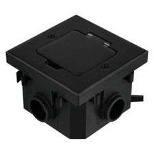 Edelstahl Einbausteckdose