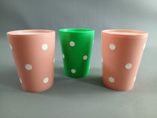 3er-SET DDR PUNKTEBECHER 70er
