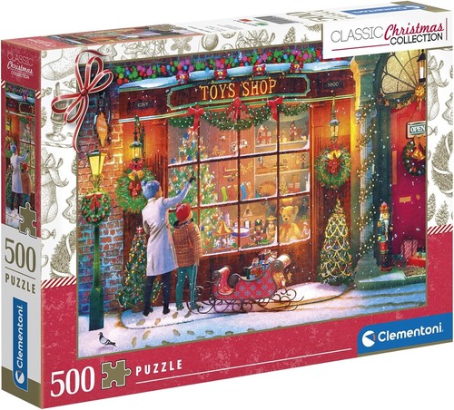 Clementoni old toy shop - toy, puzzle