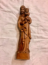 Jungfrau Maria mit Jesuskind Holzfigur ca 40 cm hoch