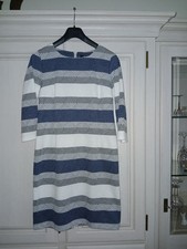 Kleid GR. 40 Blau Weiß