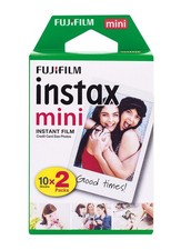 2x Fuji Instax Mini Film für Sofortbild Mini Kamera und Drucker, 2x10 Aufnahmen