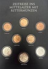 1,5 und 10 Euro 2019-2021 Österreich Mit Kettenhemd und Schwert Silber Münzen