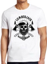 Shirt holzfäller totenkopf - t-shirt,