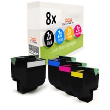 8x Toner f�r Lexmark X-544-N