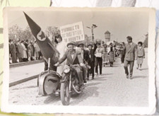 foto 1956 IFA Motorrad MZ ES BK350 ? Stoye Beiwagen parade G2