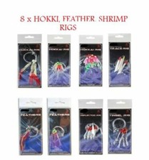 8 x HOKKI FEATHER SHRIMP SEA