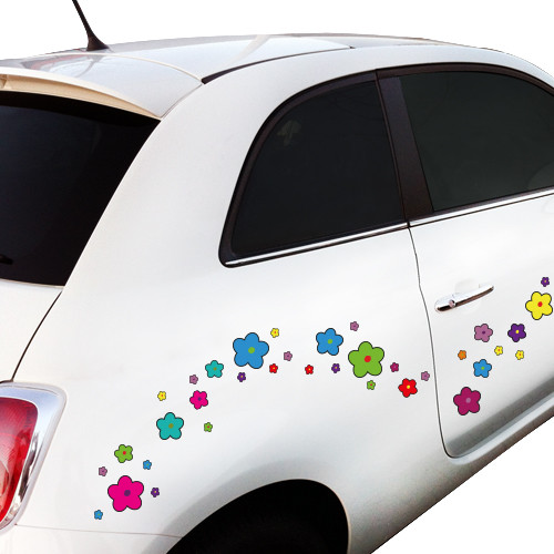 Wandkings auto sticker - wandkings, "blumen