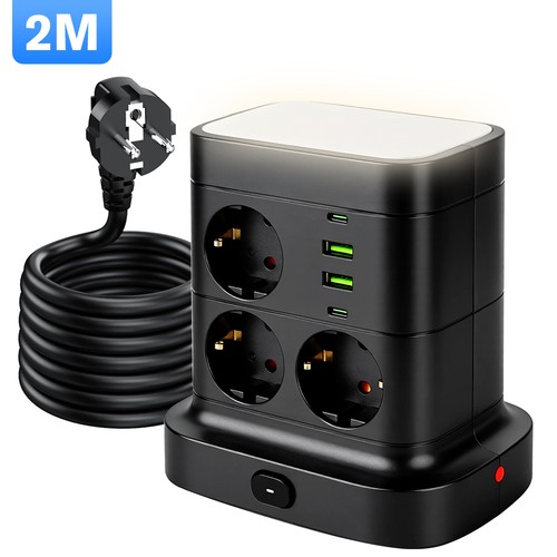 2500w usb mehrfachsteckdose - 2500w, 4