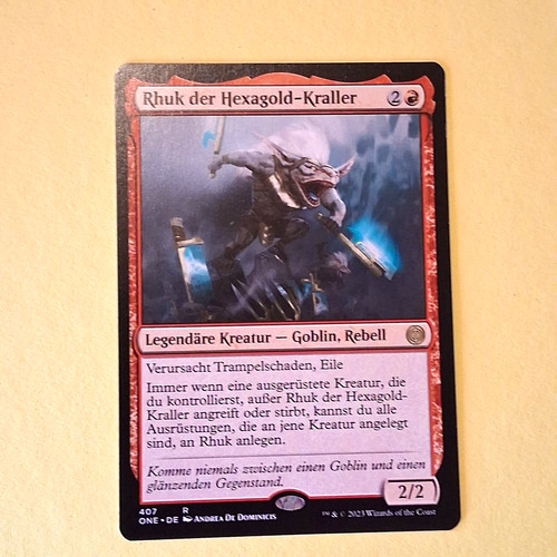 Mtg rhuk der hexagold kraller - rhuk, hexagold-kraller