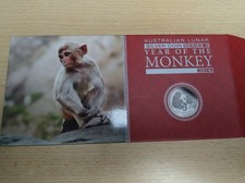 Lunar II Tree Coin Set 2016 Jahr des Affen Perth Mint Top Zustand Sammlerstück