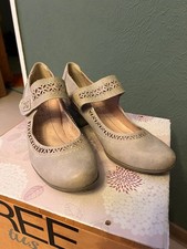 Soft Line Pumps Damen Schuhe Gr. 39 Weite H Grau Klettverschluss Top Zustand