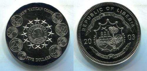 Dollars liberia 2003 ni - 5,