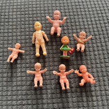 Vintage mini plastik puppe - plastik,