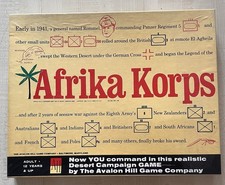 Afrika Korps WWII Desert Campaign Game ¦ 2. Weltkrieg Vintage Brettspiel