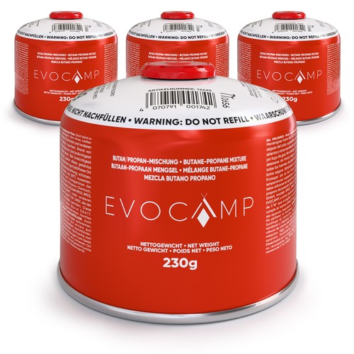 Evocamp gaskartuschen 230g - evocamp,