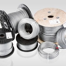 Stahlseil verzinkt 6x7+WSC