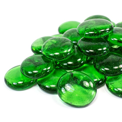 Glasnuggets crystal grün - grün, 1kg